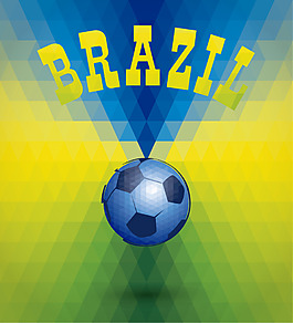 巴西多边形背景素材