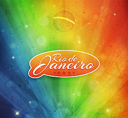 彩虹巴西狂欢背景