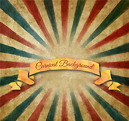 复古的狂欢背景