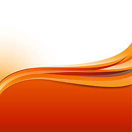 橙色抽象波浪背景