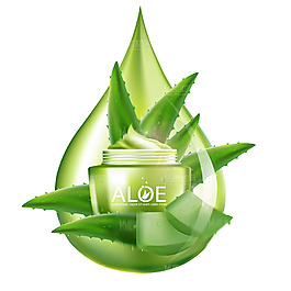 精美护肤品广告元素矢量