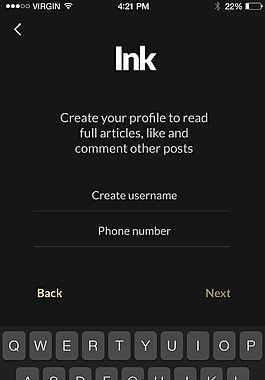 app登陆设置界面