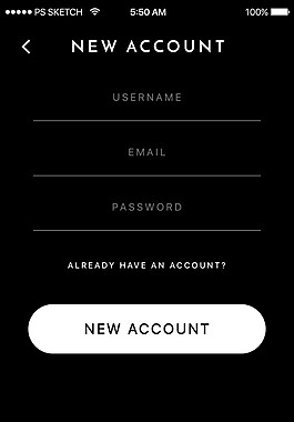 app登陆页样式