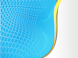 抽象蜂窝形状设计背景