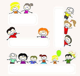 卡通儿童元素素材