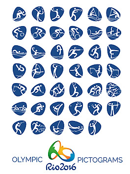 rio2016矢量运动图标