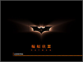 蝙蝠侠BATMAN动态片头PPT模板