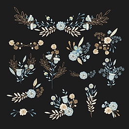 优雅的花卉素材