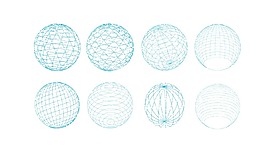 球体矢量素材