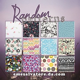 12种花样年华Photoshop填充图案文件底纹素材 .pat 下载