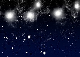 美丽的浩瀚星空笔刷