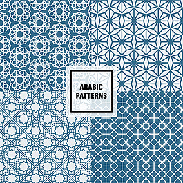 阿拉伯花纹底纹图案设计