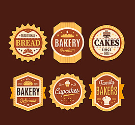 复古自行车徽章