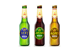 澳麦啤酒标签