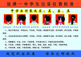 学生仪容标准