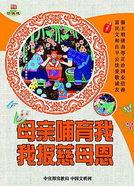 母亲哺育我 我报慈母恩