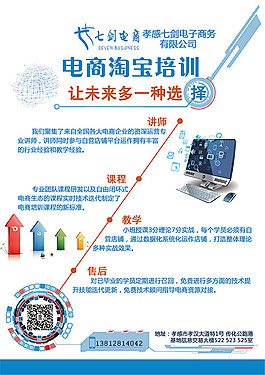 电商淘宝培训海报