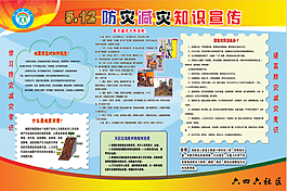 防灾减灾宣传展板