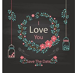 暗色风格简约插图