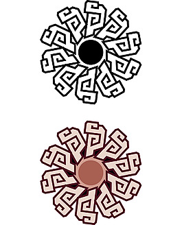 古典瓦当花纹
