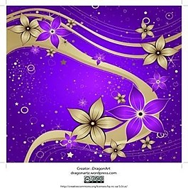 红色丝绸花