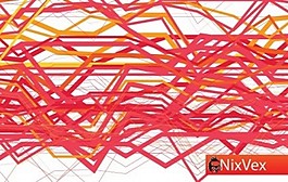 红色的锯齿模式