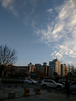 冬日的天空