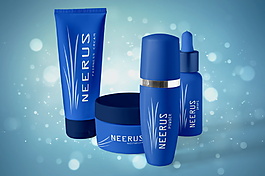 化妆品 设计 效果图 智能贴图 样机