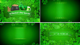 三叶草主题内容展示aep