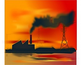 严重的空气污染