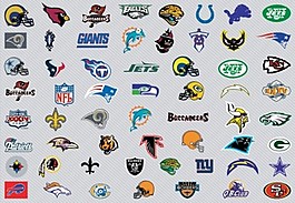 NFL球队矢量标志