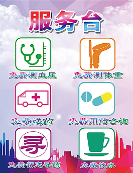 药店服务牌