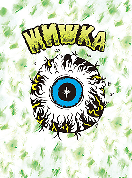 时尚创意眼睛插画印花