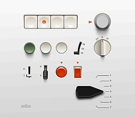 写实风格UI元素Braun UI