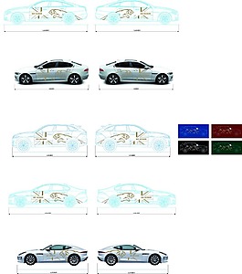 捷豹挑战赛车贴AI源文件