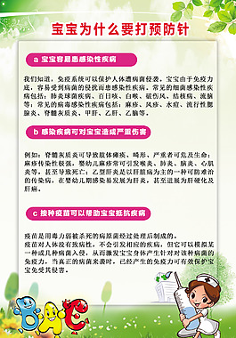 医院展板疫苗
