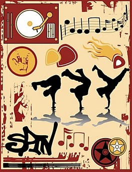 霹雳舞自由向量