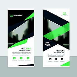 几何图形展架图片