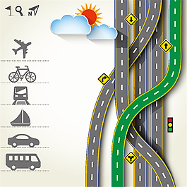 白云公路和飞机