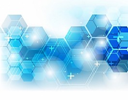 多边形蓝色科技