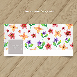 可爱花卉封面设计