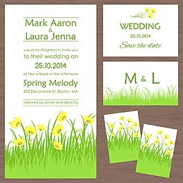 绿草婚礼主题模板下载