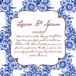 婚礼请柬背景图片