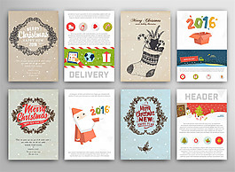 圣诞节传单模板图片