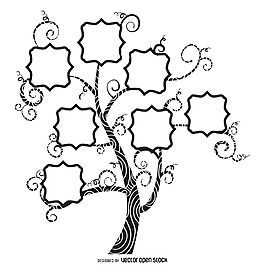 家谱树框架
