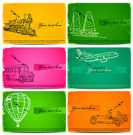 复古风格婚礼主题设计元素图片