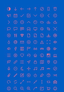 132个矢量图标Web应用程序
