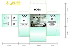 礼品盒刀模图