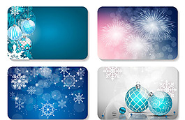 个性卡片设计矢量图