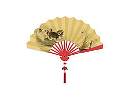 折扇素材设计